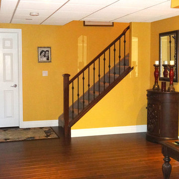 Oak railing
