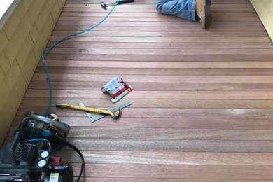 Front Porch wood flooring replacement