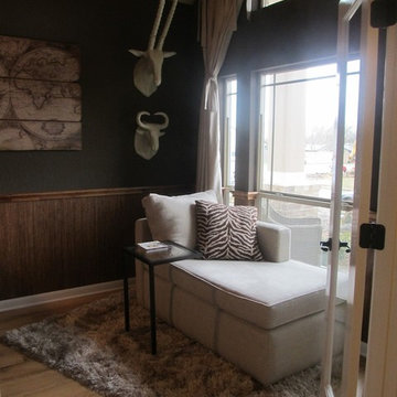 transitional model home