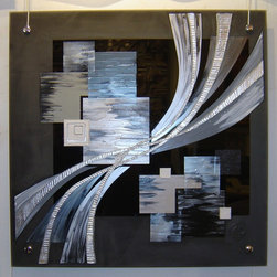 Original paintings on glass - Mixed Media Art