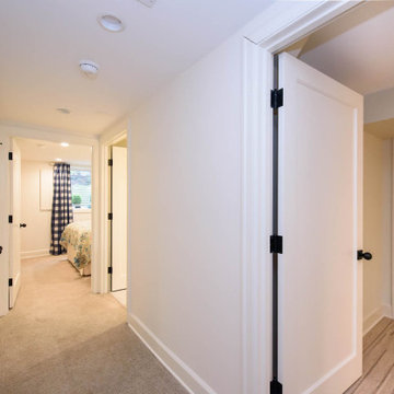 Basement for a Tudor style home