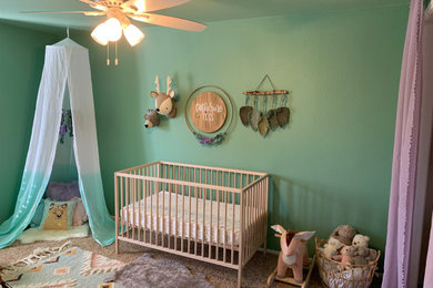 サンフランシスコにあるコンテンポラリースタイルのおしゃれな赤ちゃん部屋の写真