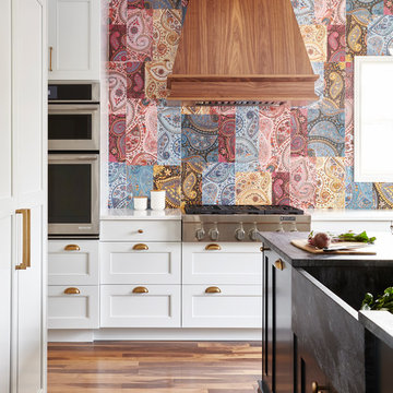 Kitchen with Paisley Tiles