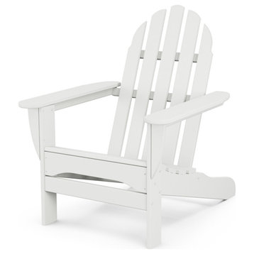 Polywood Classic Adirondack Chair, White