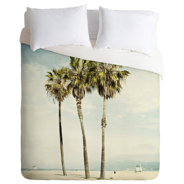 Deny Designs Bree Madden Venice Beach Palms Lightweight Duvet Cover