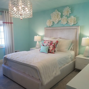 Young Girl's Hip and Colorful Bedroom