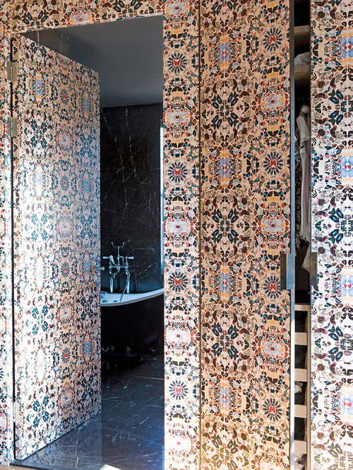 Moroccan Wallpaper  Houzz