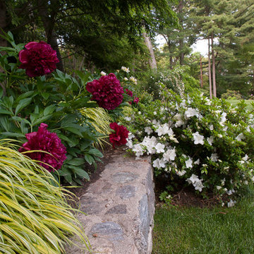 Terraced slope garden