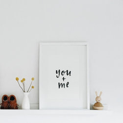 You And Me Print - Drawings And Illustrations