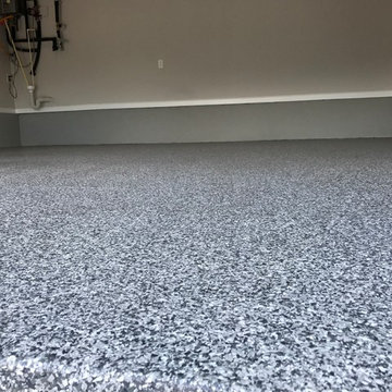 Garage Epoxy/Polyaspartic Flake Floors