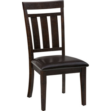 Kona Grove Upholstered Slat Back Dining Chair (Set of 2) - Natural
