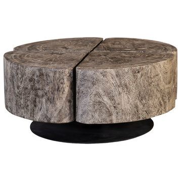 Core Coffee Table, Gray Stone