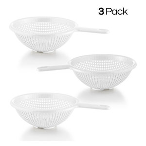 plastic colander with long handle