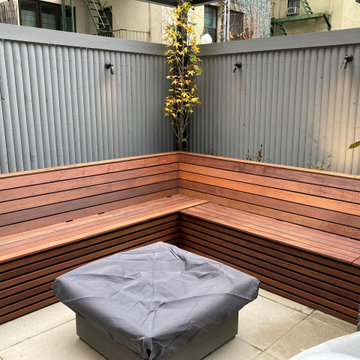 Harlem family backyard
