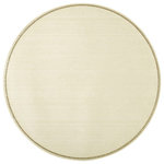 Kiyasa Group - Silk Ivory Round Place Mat Crystals - Designed in the US. 100% Hand-made in Istanbul, Turkey. Non-absorbent, Non-stain. Care: clean with a damp cloth. Material: Faux leather, embossed.