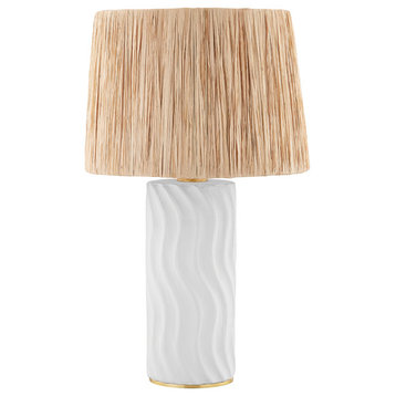 Daniella 1 Light Table Lamp, White
