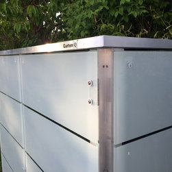 Gartenschrank aus Glas :: Garten[Q]Teras - Sheds