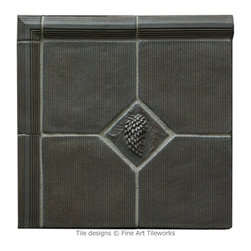 Rich Texture, Pine Cone &mdash; Fine Art Tileworks - Tile