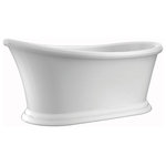 Canyon Bath - Windham 67-inch Slipper Acrylic Bathtub - A modern yet, Graceful slipper design this  67" freestanding acrylic slipper bathtub. Will add class and style to your home.