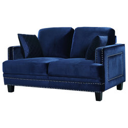 Transitional Loveseats by Meridian Furniture