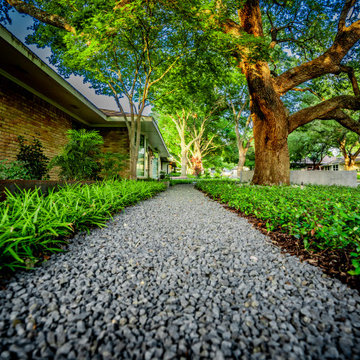 Mid-Century Modern Curb Appeal | Preston Hollow Architectural Pathways