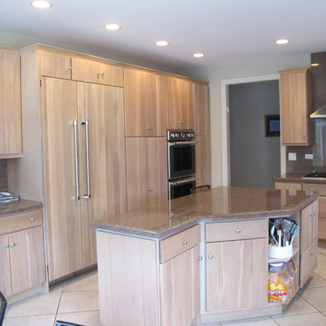 Deerfield Residence (kitchen cabinet restoration/before & after)