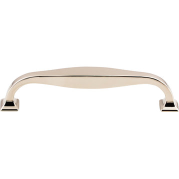 Top Knobs  - TK723PN - Contour Pull 5 1/16 Inch (c-c) - Polished Nickel