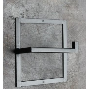 Toilet Roll Holder, Matte Black