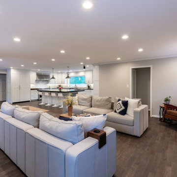 Excellent Kitchen and Living Space Remodeled in McLean, VA