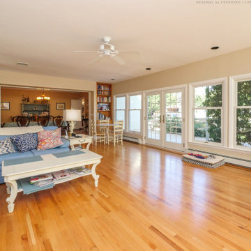 New Doors and Windows in Whimsical Family Room - Renewal by Andersen Long Island