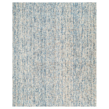 Safavieh Abstract Collection ABT468 Rug, Dark Blue/Rust, 8'x10'