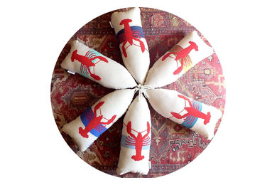 Afloat- Lobster Buoy pillows