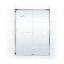 Coastal - Shower Doors | Pararagon 3/8" Frameless | Chrome / Clear Glass by Coastal - Shower Doors