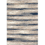 Palmetto Living by Orian - Palmetto Living by Orian Cotton Tail Stone Ombre Area Rug, 7'10"x10'10" - Delightful striations of shaded blue and beige cross a gorgeous white canvas in this artistic floor covering. Abstract in nature, the Ombre area rug in Stone adds the soothing feel of natural elements to your space, without dedicating its design to a singular interpretation.