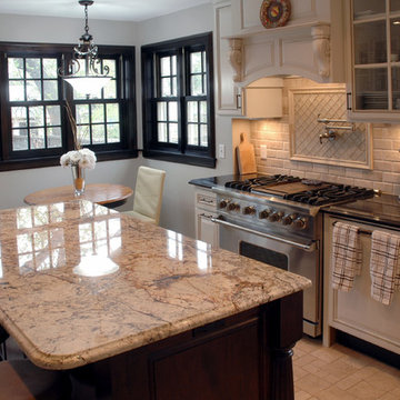 Kitchen Restoring and Updating in the Grand 1920s Tudor Style
