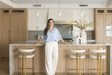 Trendy kitchen photo in San Diego
