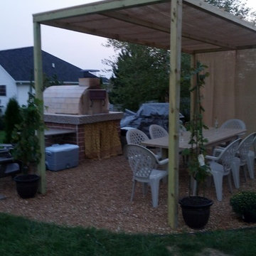 The Dale Family Wood Fired Brick Pizza Oven in Illinois