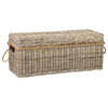 East at Main Zinnia Rattan Bench with Storage