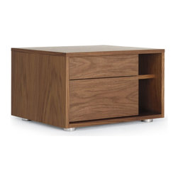 Parallel Bedside Table - Nightstands And Bedside Tables