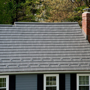 Metal Roofing - Oxford Metal Shingle in Shake Gray House 8