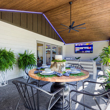 North Dallas Outdoor Living Space