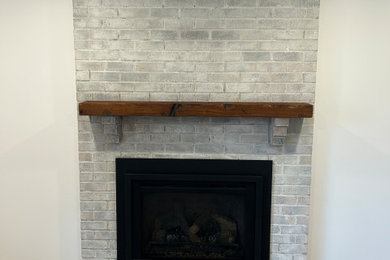 Inspiration for a contemporary family room remodel in Minneapolis
