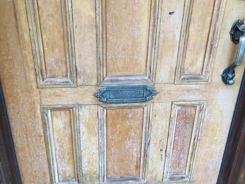 Antique Front Door Refinishing