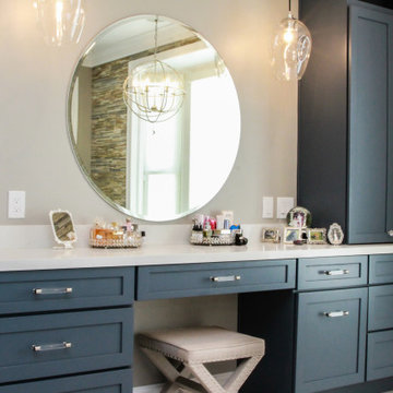 Large Coastal Modern Bathroom Design