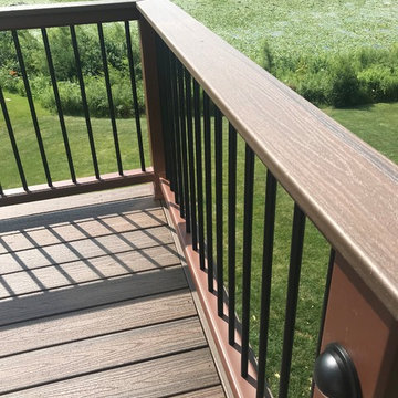 Trex Transcend with Trex deck lighting