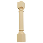 Ekena Millwork - Traditional Cabinet Column, Alder, 5"W x 5"D x 35 1/2"H - Ideal for a variety of projects, our cabinet columns add stunning dimension, texture, and individuality to match every decor style. Manufactured with thoughtful design, each column post is available in the most common widths and heights to fulfill the needs of most applications. Our columns are hand-carved, sanded, and made from only the highest quality materials for lasting beauty. They can be easily stained or painted and simply install with L brackets or screws and adhesive. Give your space one of a kind character and special touch that make it home.