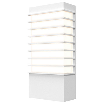 Tawa 13" LED Sconce, Textured White