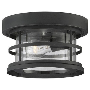 Savoy 5-369-10-BK, Barrett 10" Outdoor Ceiling Light