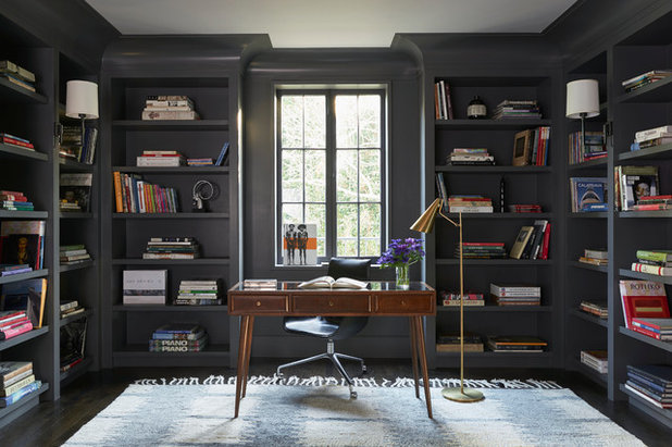 Transitional Home Office by Daniel Jason Cordova, LLC