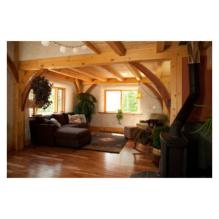 Central Vermont Home - Rustic - Living Room - Burlington - by ...